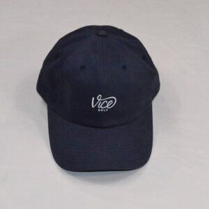 Vice Golf “Dad Cap” (NEW w/ Tags) Golf Hat Navy Blue Adjustable Hat Unisex